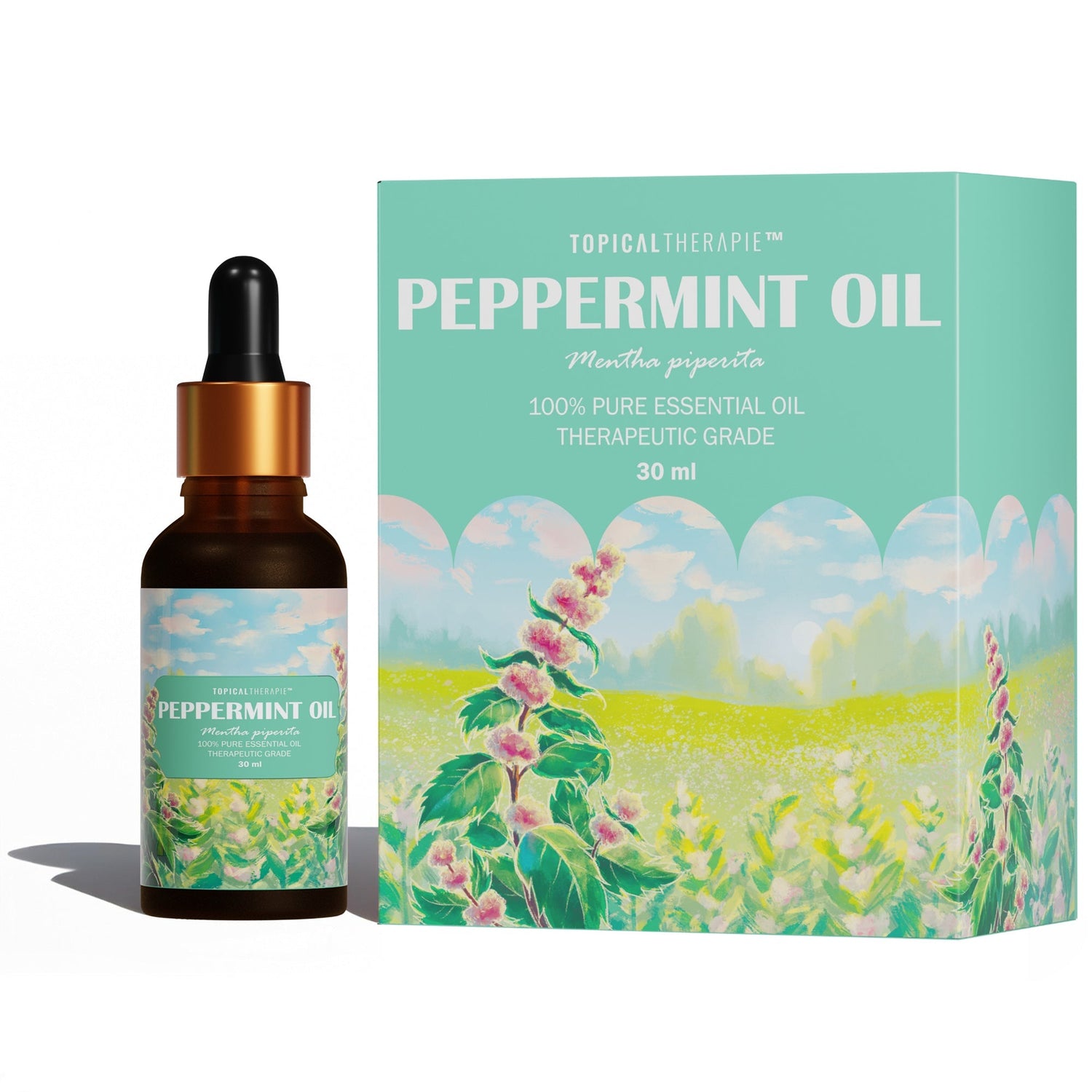 Topical Therapie Essential Oil Gift Set - Open Box with Oil Bottles