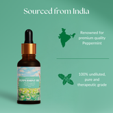 Topical Therapie Peppermint Mist - Side View Displaying Product Details