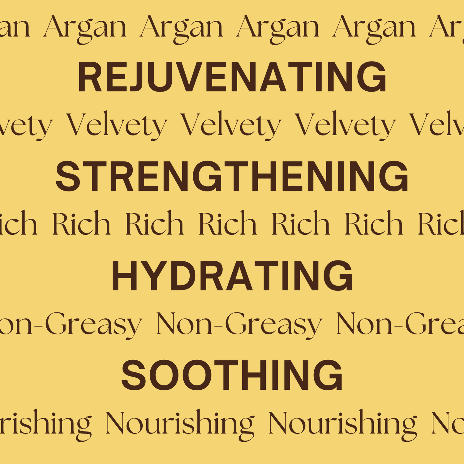 Argan oil bottle highlighting its moisturizing and healing properties.