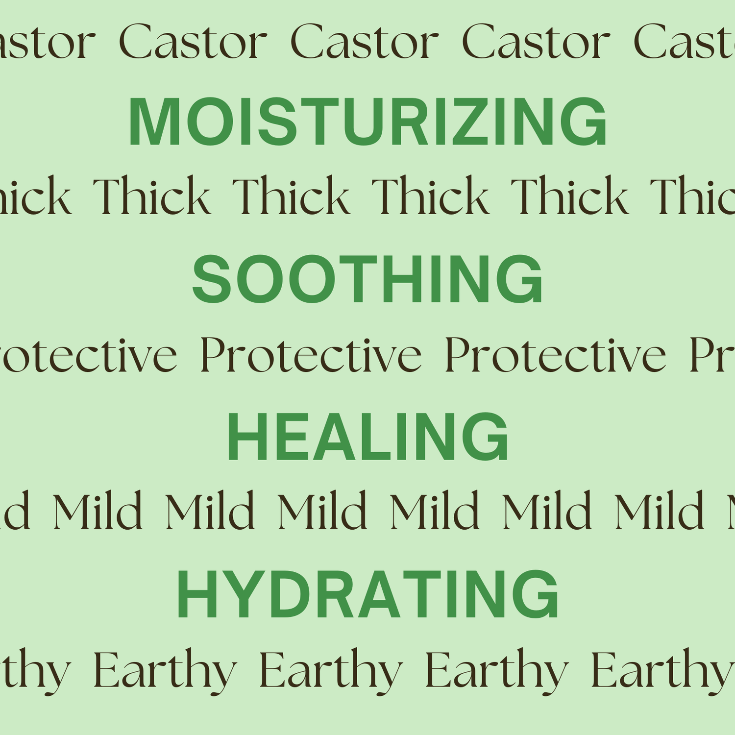 Castor oil bottle showcasing deep moisturizing properties for hair and skin.