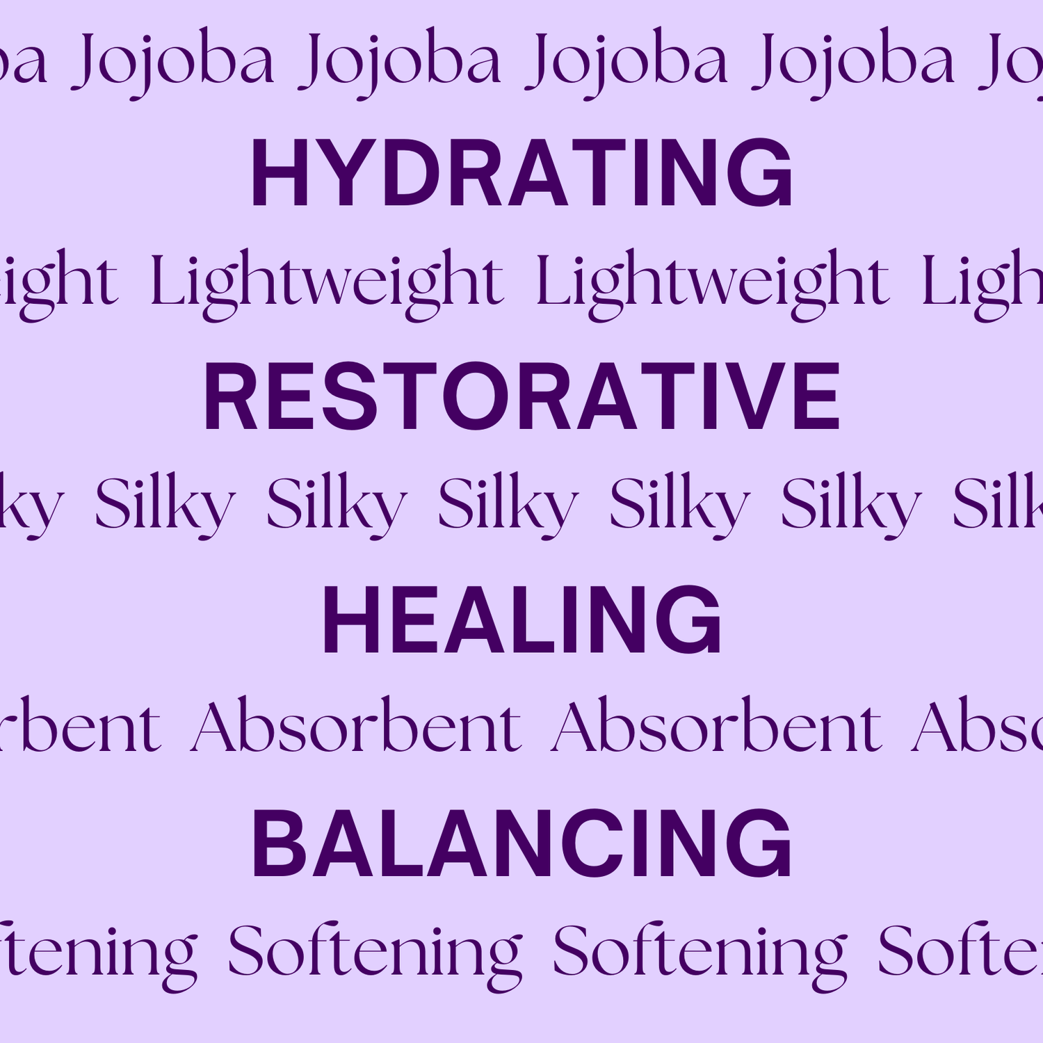 Jojoba oil bottle featured in a natural skincare theme.