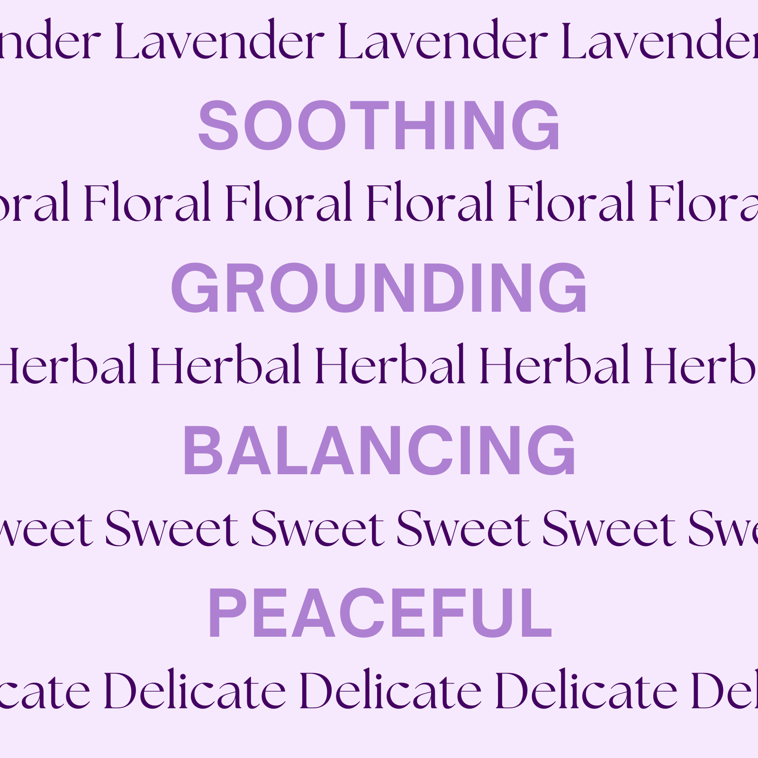 Lavender essential oil bottle with calming benefits.