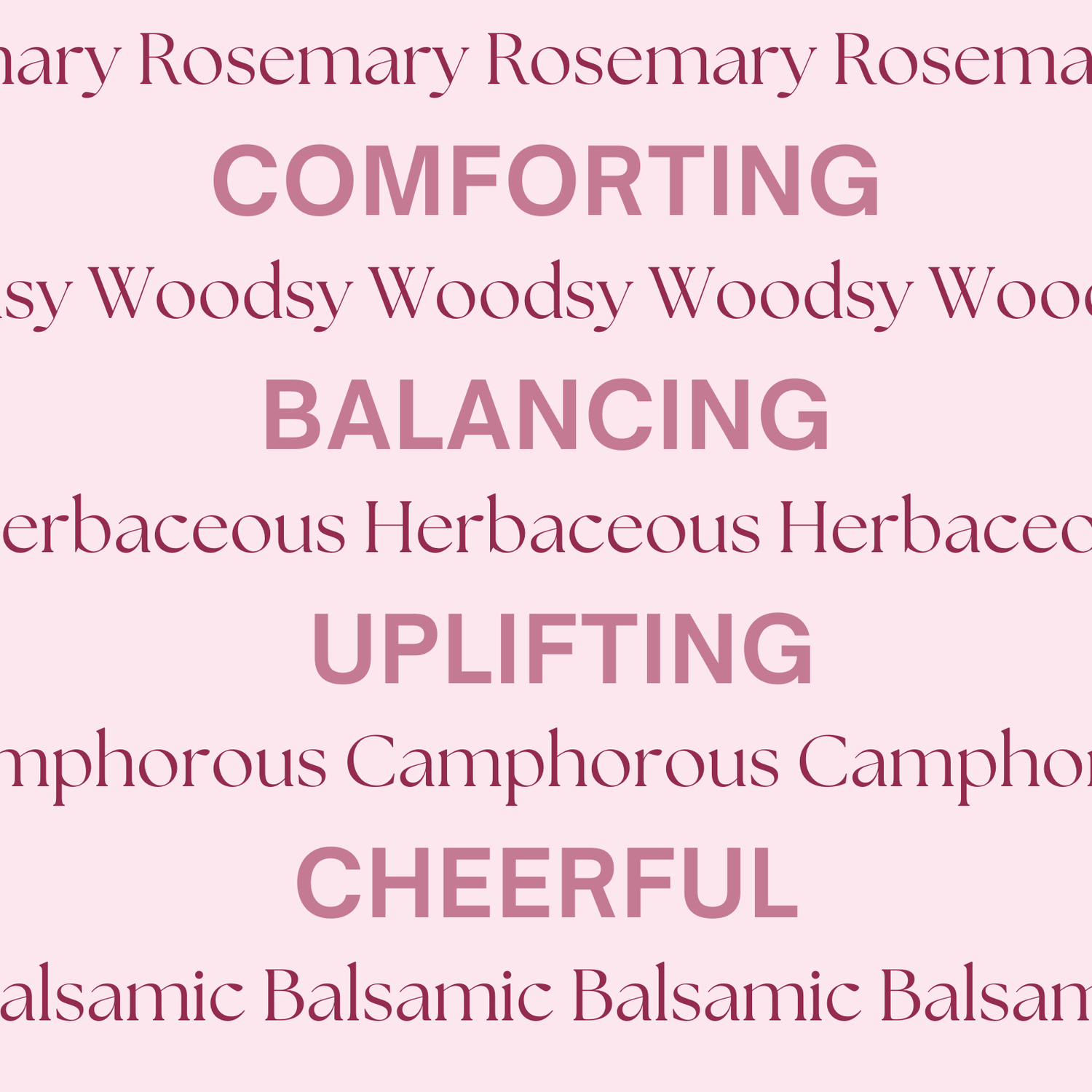 Rosemary essential oil bottle showcased in a vibrant design.