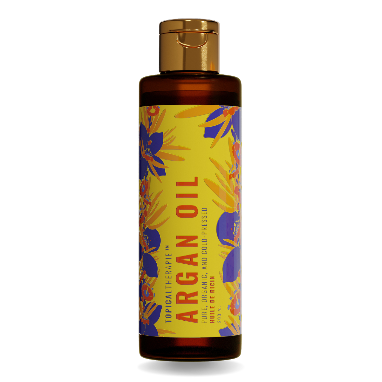 Topical Therapie Argan Oil - Solo Bottle with Minimalist Background