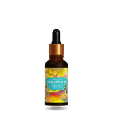 Compact eucalyptus oil bottle for soothing relief.