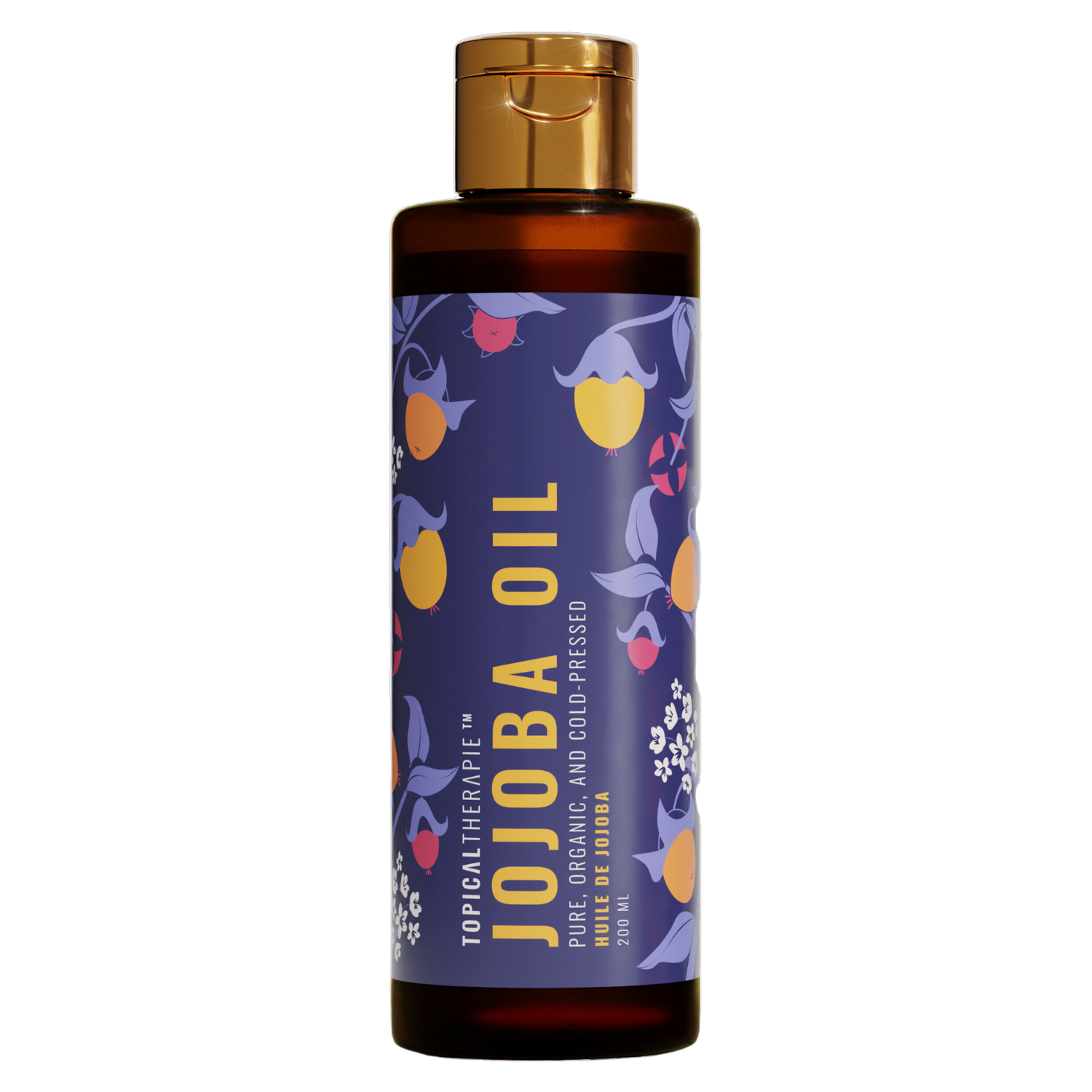 Topical Therapie Jojoba Oil - 200ml Bottle with Clear Label