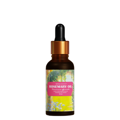 Topical Therapie Rosemary Oil - 200ml Bottle with Herbal Label