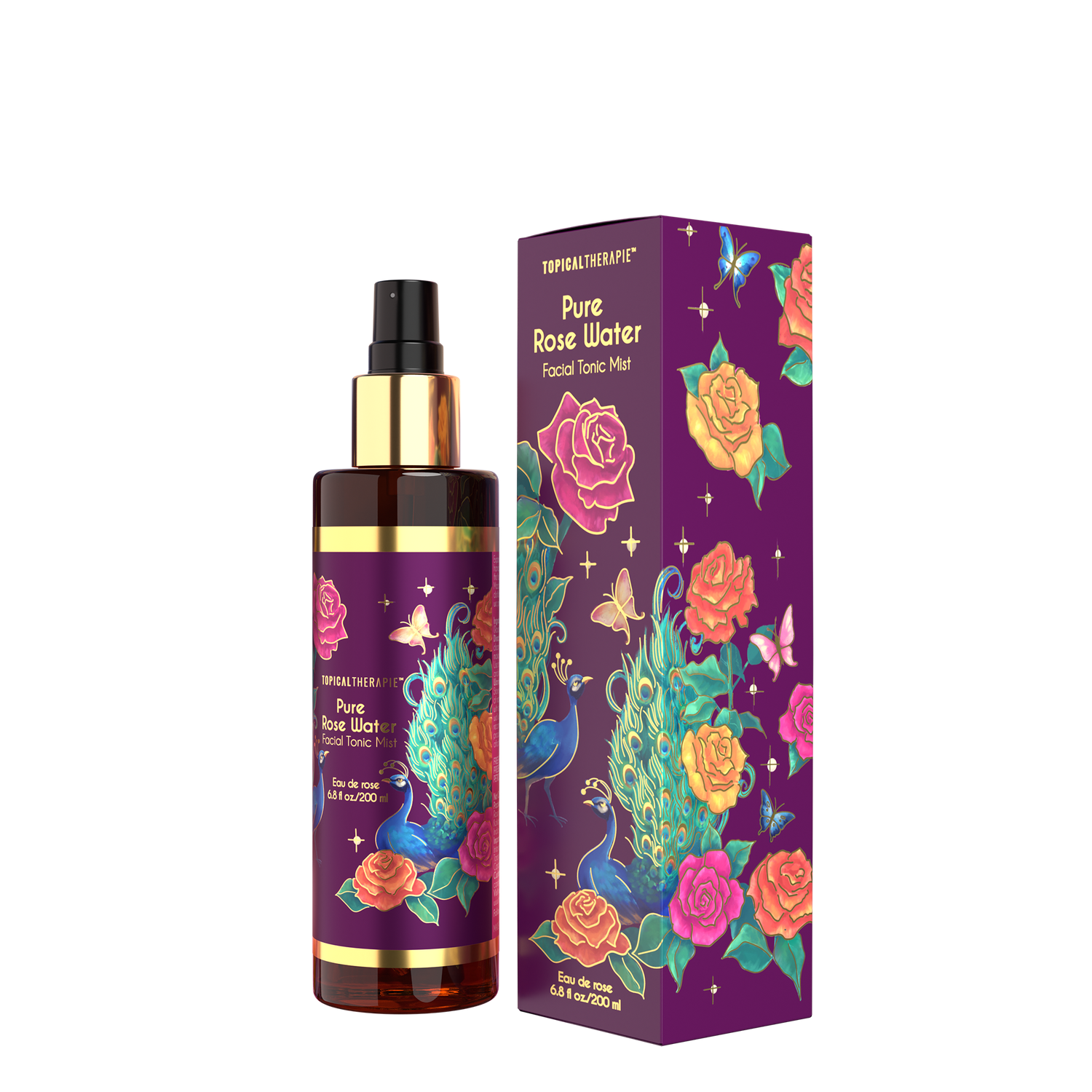 Topical Therapie Essential Oil Gift Box - Assorted Oils with Luxurious Design